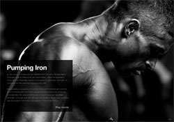 Image from Billy Law's Pumping Iron series: click for the slideshow