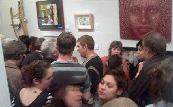 Photograph of Marrickville Contemporary Art Prize launch night