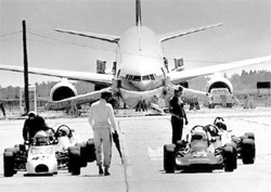 Photograph of the Boeing 767 Gimli Glider after its crash