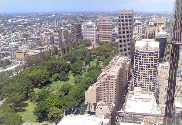 Photograph of Sydney taken from MLC Centre, Martin Place