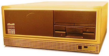 Photograph of Olivetti M24 personal computer from 1984
