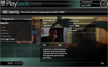 Screenshot from ABC Playback
