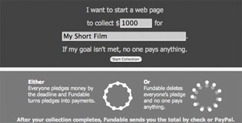 Screenshot from Fundable.org