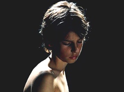 A portion of a Bill Henson nude photograph of young woman