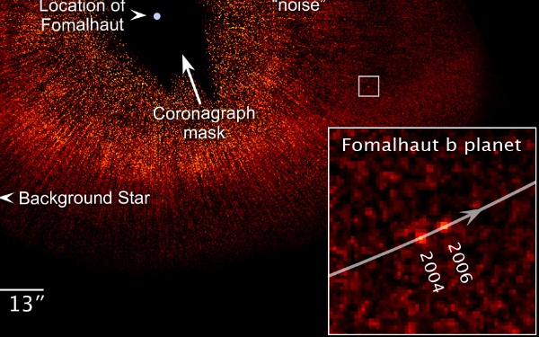 Hubble Space Telescope imagery of newly-discovered planet around Fomalhaut b