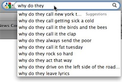 Screenshot of Google asking "Why do they..."