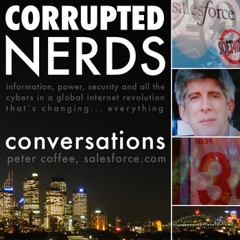 Cover art for "Corrupted Nerds: Conversations" episode 3: click for podcast web page