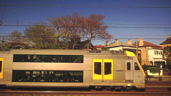 En route, a frame from Strathfield to Central: click to embiggen
