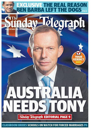Sunday Telegraph from cover: click to embiggen