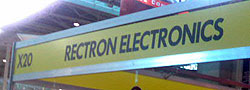 Photo of company name sign: Rectron Electronics