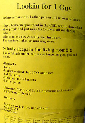 Photo of accommodation poster
