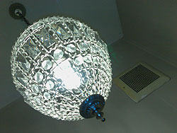 Photograph of decorative light fitting