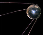 Photograph of Sputnik 1