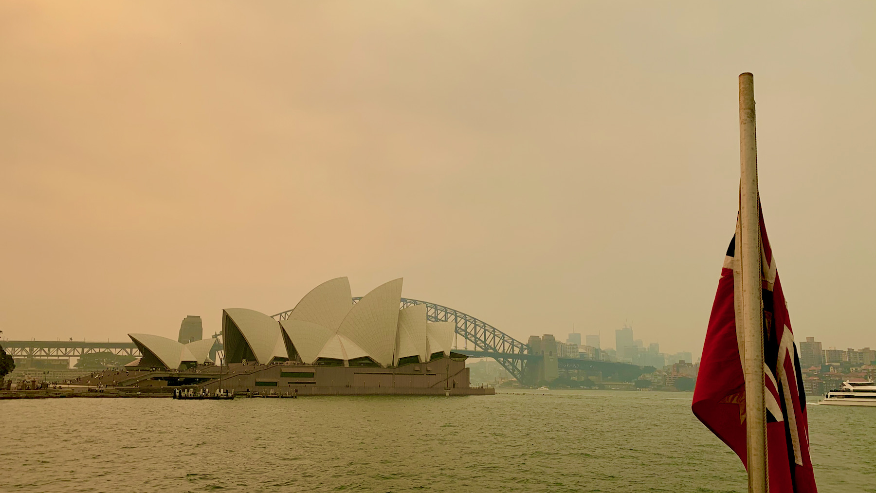 Sydney Opera House in the Smoke
