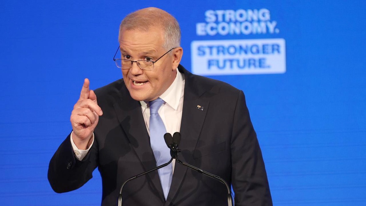 Scott Morrison at the Liberal Campaign Launch